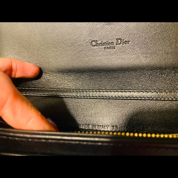 Authentic Classic Black Lambskin Leather Dior - Picture 10 of 11